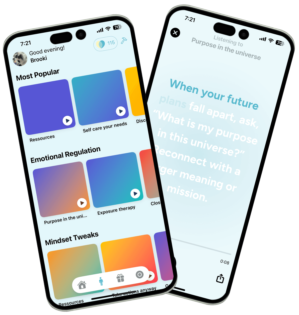 Bonding Health App features